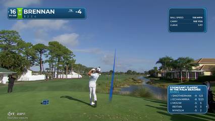 Michael Brennan | Round 2 | 16th hole | Shot 1 | 2026 Cognizant Classic
