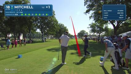 Keith Mitchell | Round 2 | 18th hole | Shot 1 | 2025 Charles Schwab