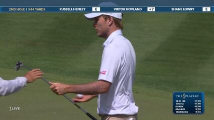 Russell Henley | Round 2 | 2nd hole | Shot 5 | 2025 THE PLAYERS