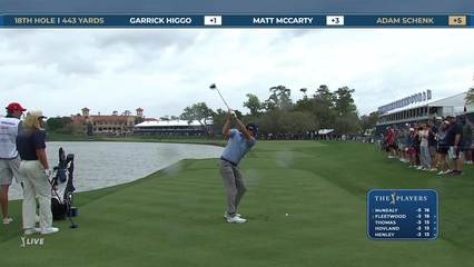 Adam Schenk | Round 1 | 18th hole | Shot 1 | 2026 THE PLAYERS