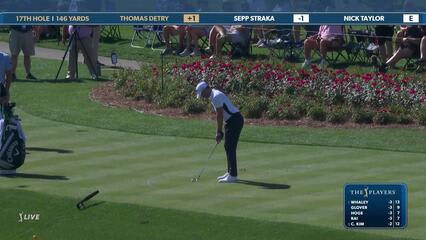 Thomas Detry | Round 1 | 17th hole | Shot 3 | 2025 THE PLAYERS