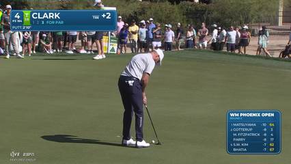 Wyndham Clark | Round 2 | 4th hole | Shot 3 | 2026 WM Phoenix Open