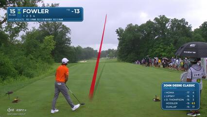 Rickie Fowler | Round 4 | 15th hole | Shot 1 | 2025 John Deere