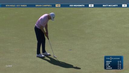Brian Campbell | Round 1 | 9th hole | Shot 5 | 2025 THE PLAYERS