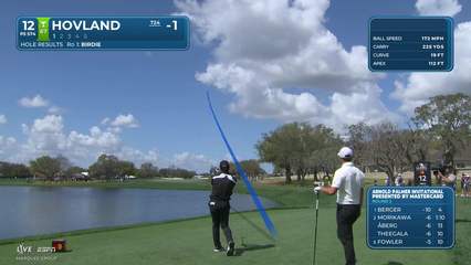 Viktor Hovland | Round 2 | 12th hole | Shot 1 | 2026 Arnold Palmer
