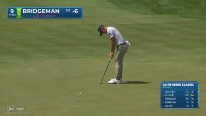 Jacob Bridgeman | Round 2 | 9th hole | Shot 5 | 2026 John Deere