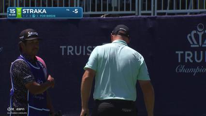 Sepp Straka | Round 2 | 15th hole | Shot 4 | 2026 Truist Championship