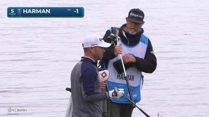 Brian Harman | Round 2 | 5th hole | Shot 2 | 2025 AT&T Pebble Beach