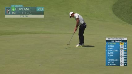 Viktor Hovland | Round 3 | 18th hole | Shot 6 | 2026 RBC Canadian
