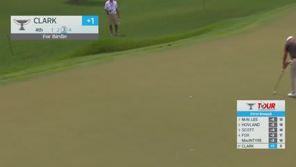 Wyndham Clark | Round 1 | 4th hole | Shot 4 | 2026 TOUR Championship