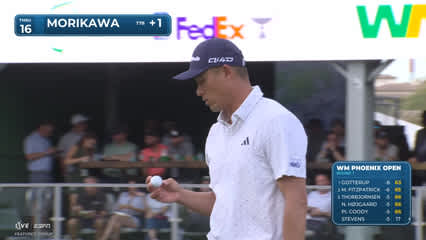 Collin Morikawa | Round 1 | 16th hole | Shot 3 | 2026 WM Phoenix Open