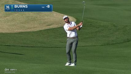 Sam Burns | Round 3 | 16th hole | Shot 3 | 2025 The American Express