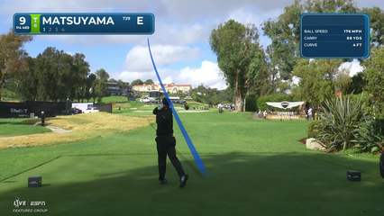 Hideki Matsuyama | Round 1 | 9th hole | Shot 1 | 2026 The Genesis