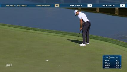 Thomas Detry | Round 1 | 4th hole | Shot 4 | 2025 THE PLAYERS