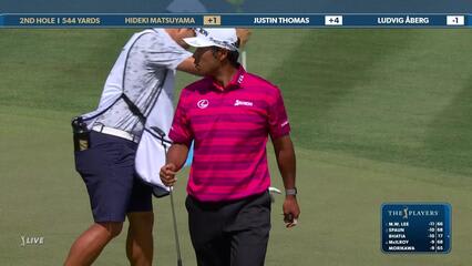 Hideki Matsuyama | Round 2 | 2nd hole | Shot 4 | 2025 THE PLAYERS