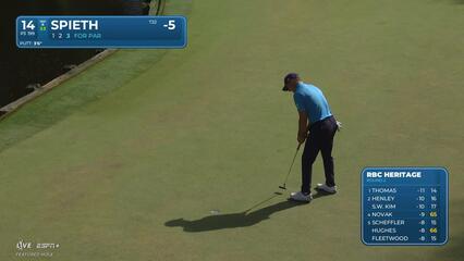 Jordan Spieth | Round 2 | 14th hole | Shot 3 | 2025 RBC Heritage