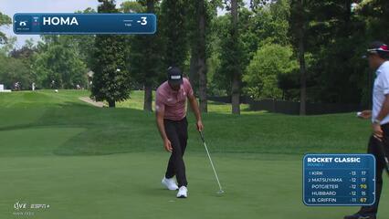 Max Homa | Round 2 | 9th hole | Shot 3 | 2025 Rocket Classic