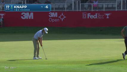 Jake Knapp | Round 1 | 17th hole | Shot 3 | 2025 3M Open
