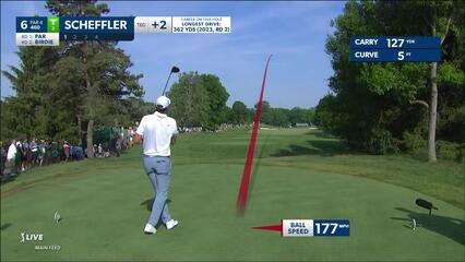 Scottie Scheffler | 2023 the Memorial | Round 3 | 6th hole | Shot 1