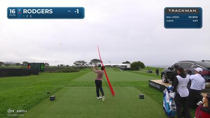 Patrick Rodgers | Round 1 | 16th hole | Shot 1 | 2025 Genesis