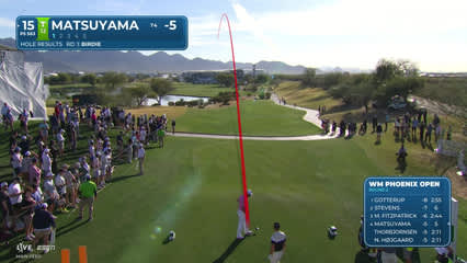Hideki Matsuyama | Round 2 | 15th hole | Shot 1 | 2026 WM Phoenix Open