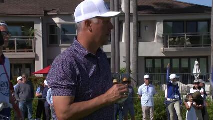 Freddie Jacobson | Round 3 | 18th hole | Shot 1 | 2025 Hoag Classic