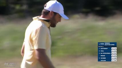Scottie Scheffler | Round 2 | 11th hole | Shot 2 | 2025 Genesis Scottish Open