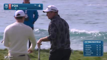 Ryan Fox | Round 2 | 10th hole | Shot 3 | 2026 AT&T Pebble Beach