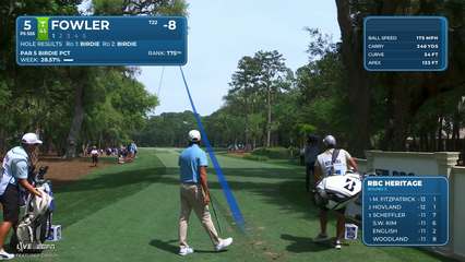 Rickie Fowler | Round 3 | 5th hole | Shot 1 | 2026 RBC Heritage