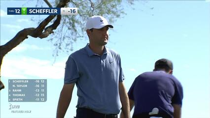 Scottie Scheffler | 2023 WM Phoenix Open | Round 4 | 12th hole | Shot 3