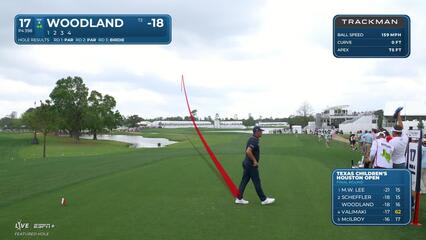 Gary Woodland | Round 4 | 17th hole | Shot 1 | 2025 Houston Open
