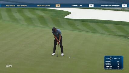 Min Woo Lee | Round 4 | 3rd hole | Shot 4 | 2025 THE PLAYERS