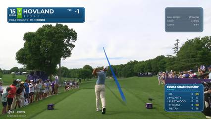 Viktor Hovland | Round 2 | 15th hole | Shot 1 | 2026 Truist Championship