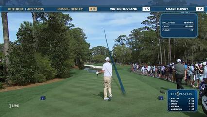 Russell Henley | Round 2 | 10th hole | Shot 1 | 2025 THE PLAYERS