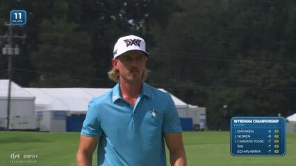 Jake Knapp | Round 1 | 11th hole | Shot 4 | 2025 Wyndham