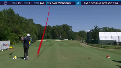 Adam Svensson | Round 1 | 13th hole | Shot 1 | 2025 Sanderson Farms
