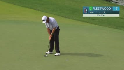 Tommy Fleetwood | Round 2 | 16th hole | Shot 4 | 2026 Truist Championship