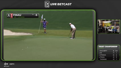 Tony Finau | Round 2 | 4th hole | Shot 3 | 2026 Truist Championship