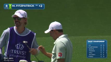 Matt Fitzpatrick | Round 2 | 8th hole | Shot 2 | 2026 Truist Championship