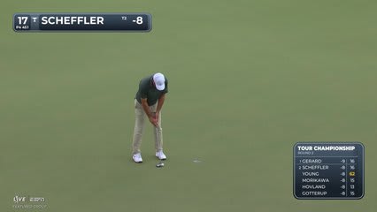 Scottie Scheffler | Round 2 | 17th hole | Shot 5 | 2026 TOUR Championship