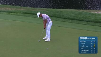 Thorbjørn Olesen | Round 4 | 18th hole | Shot 4 | 2025 ONEflight Myrtle