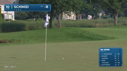 Matti Schmid | Round 2 | 10th hole | Shot 2 | 2025 3M Open