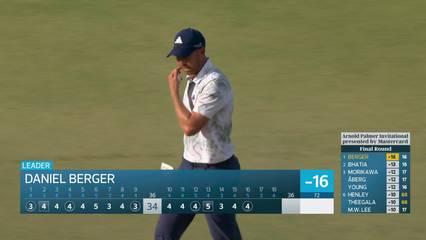 Daniel Berger | Round 4 | 16th hole | Shot 4 | 2026 Arnold Palmer