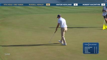 Russell Henley | Round 1 | 11th hole | Shot 4 | 2026 THE PLAYERS
