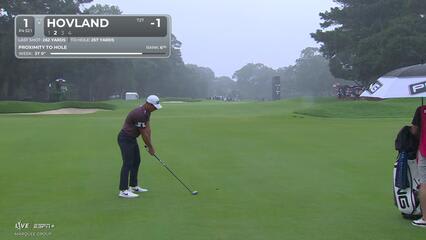 Viktor Hovland | Round 3 | 1st hole | Shot 2 | 2025 TOUR Championship