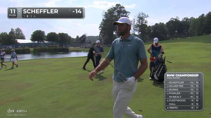 Scottie Scheffler | Round 4 | 11th hole | Shot 2 | 2025 BMW Championship