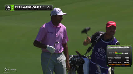 Sudarshan Yellamaraju | Round 4 | 14th hole | Shot 2 | 2026 Truist Championship
