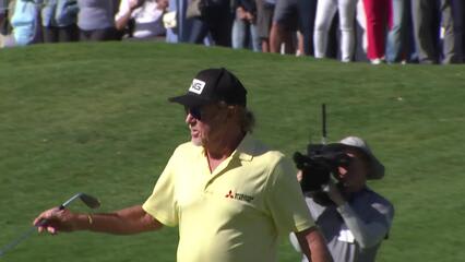 Miguel Angel Jiménez | Round 3 | 18th hole | Shot 3 | 2025 Hoag Classic