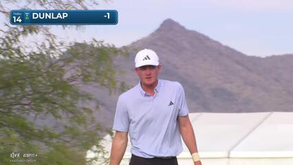 Nick Dunlap | Round 2 | 14th hole | Shot 4 | 2025 WM Phoenix Open