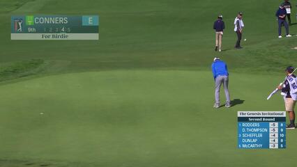 Corey Conners | Round 2 | 9th hole | Shot 4 | 2025 Genesis